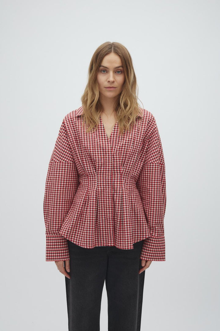MbyM - Isidor-M 65581221 - Z18 - Red Aura Check Bluser 
