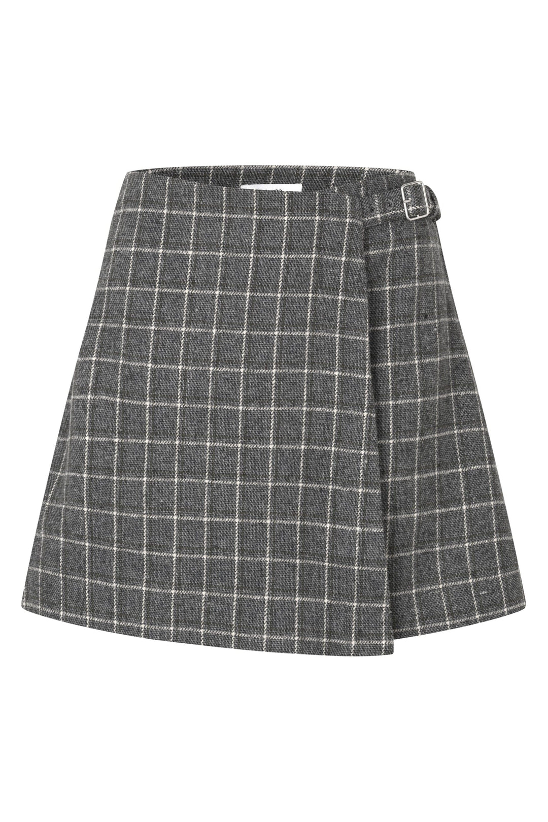 MbyM - Kenyra-M 65241483 - Y96 - Grey Green Check Nederdele 