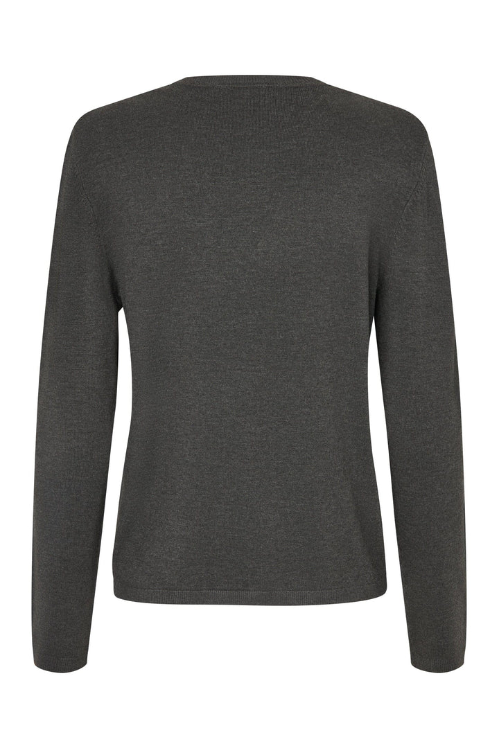 MbyM - Ruthie-M 57621476 - 635 - Charcoal Melange Strikbluser 