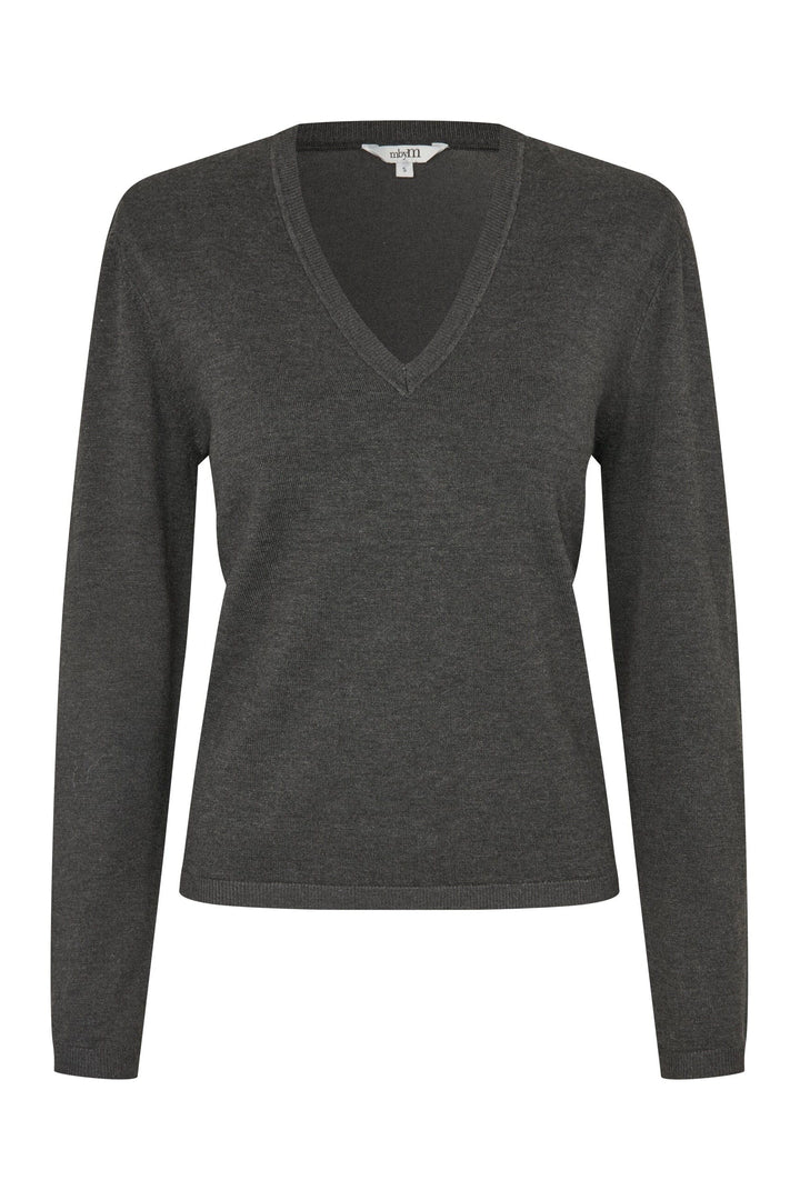 MbyM - Ruthie-M 57621476 - 635 - Charcoal Melange Strikbluser 