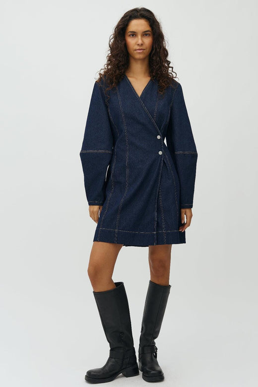 MbyM - Satienne-M 64511384 - 916 - Dark Unwashed Denim Kjoler 