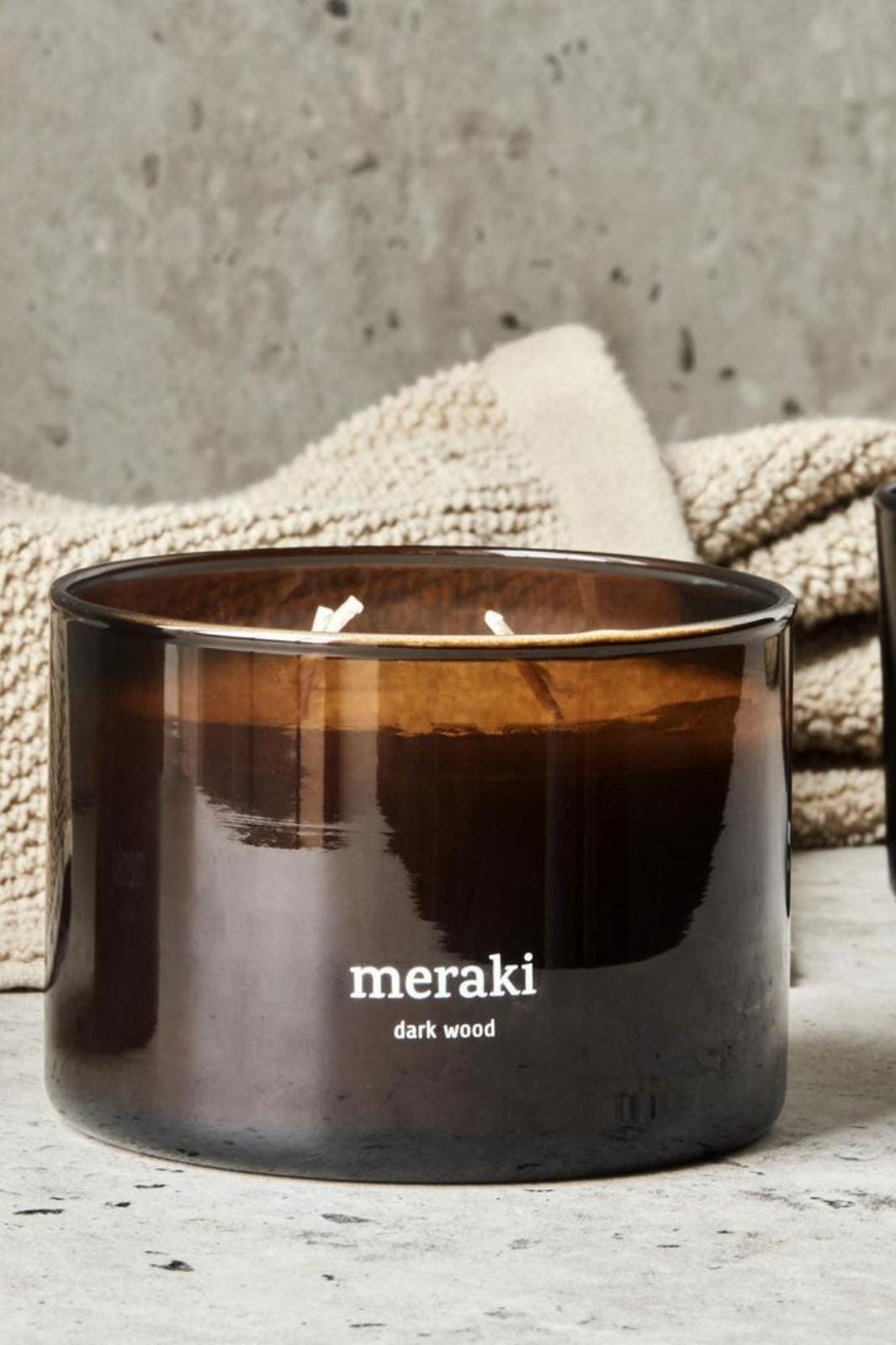 Meraki - Duftlys, Dark wood