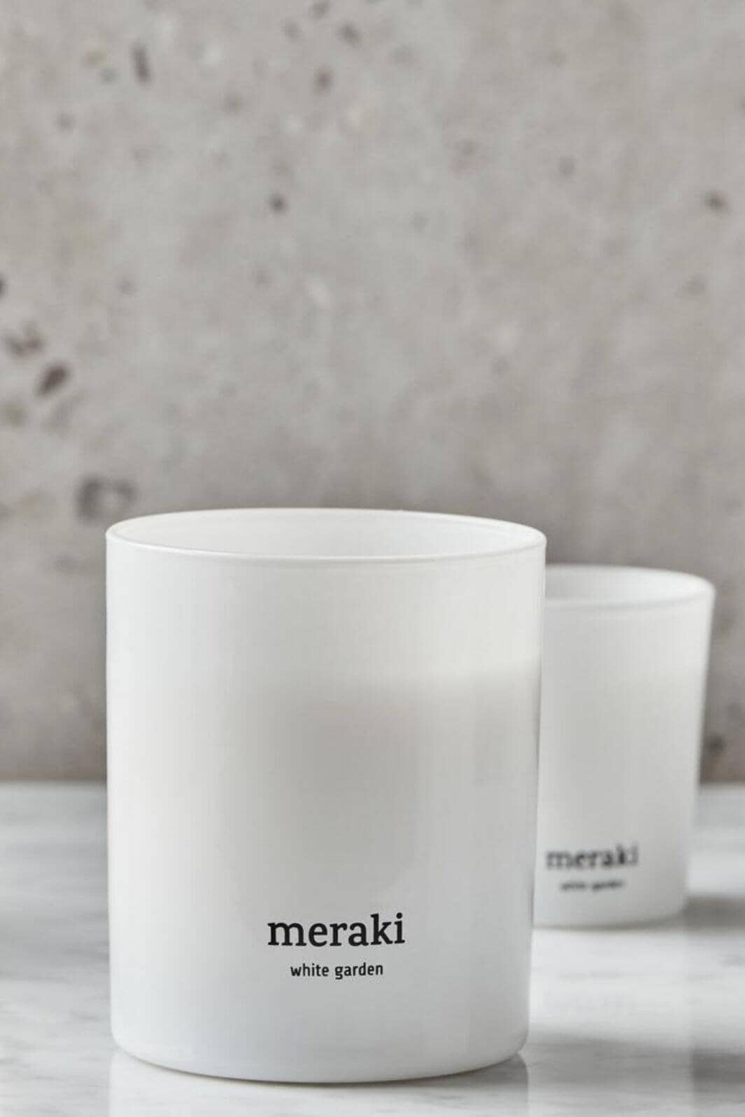 Meraki - Duftlys, White garden
