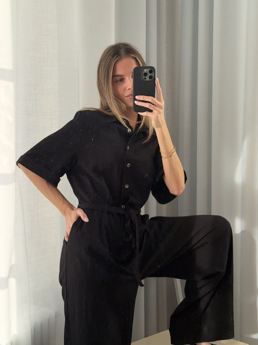 Modström - Agnetemd Jumpsuit 59184 - 7090 - Black Buksedragter 