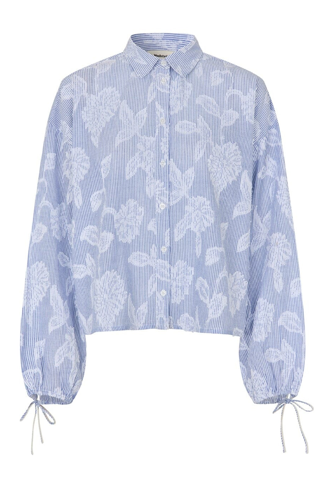 Modström - Cristanmd Shirt 59353 - 11198 - Blue Striped Jacquard