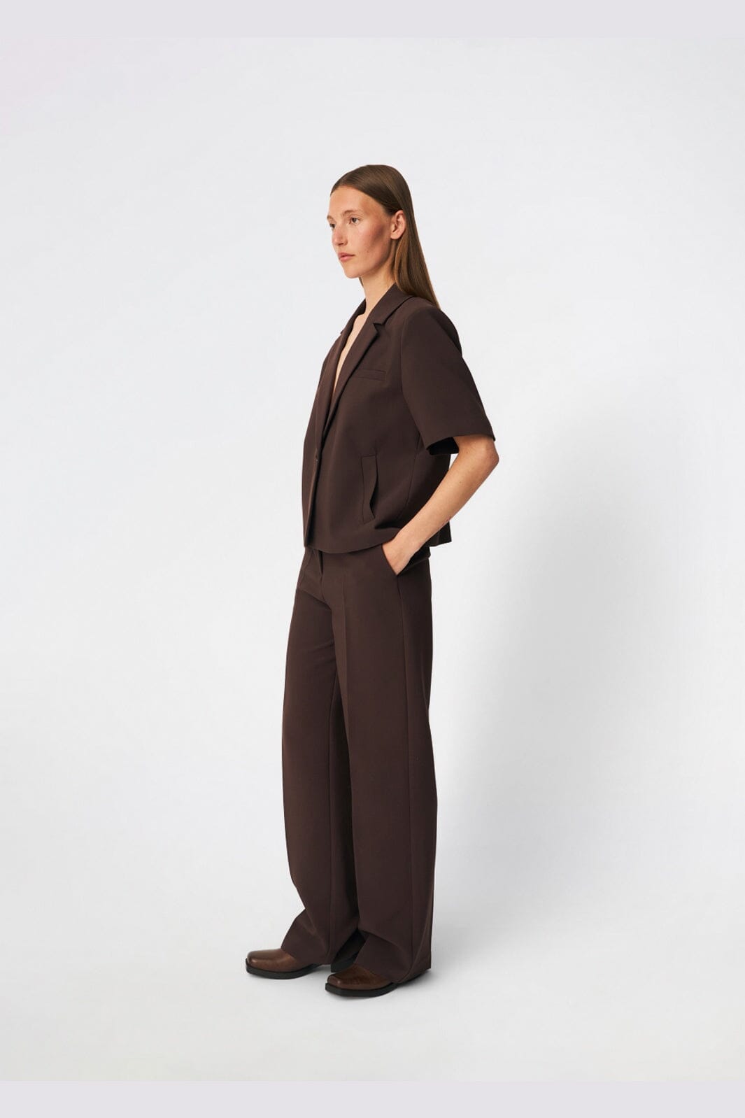 Modström - Galemd Ss Blazer 59445 - 05508 - Seal Brown