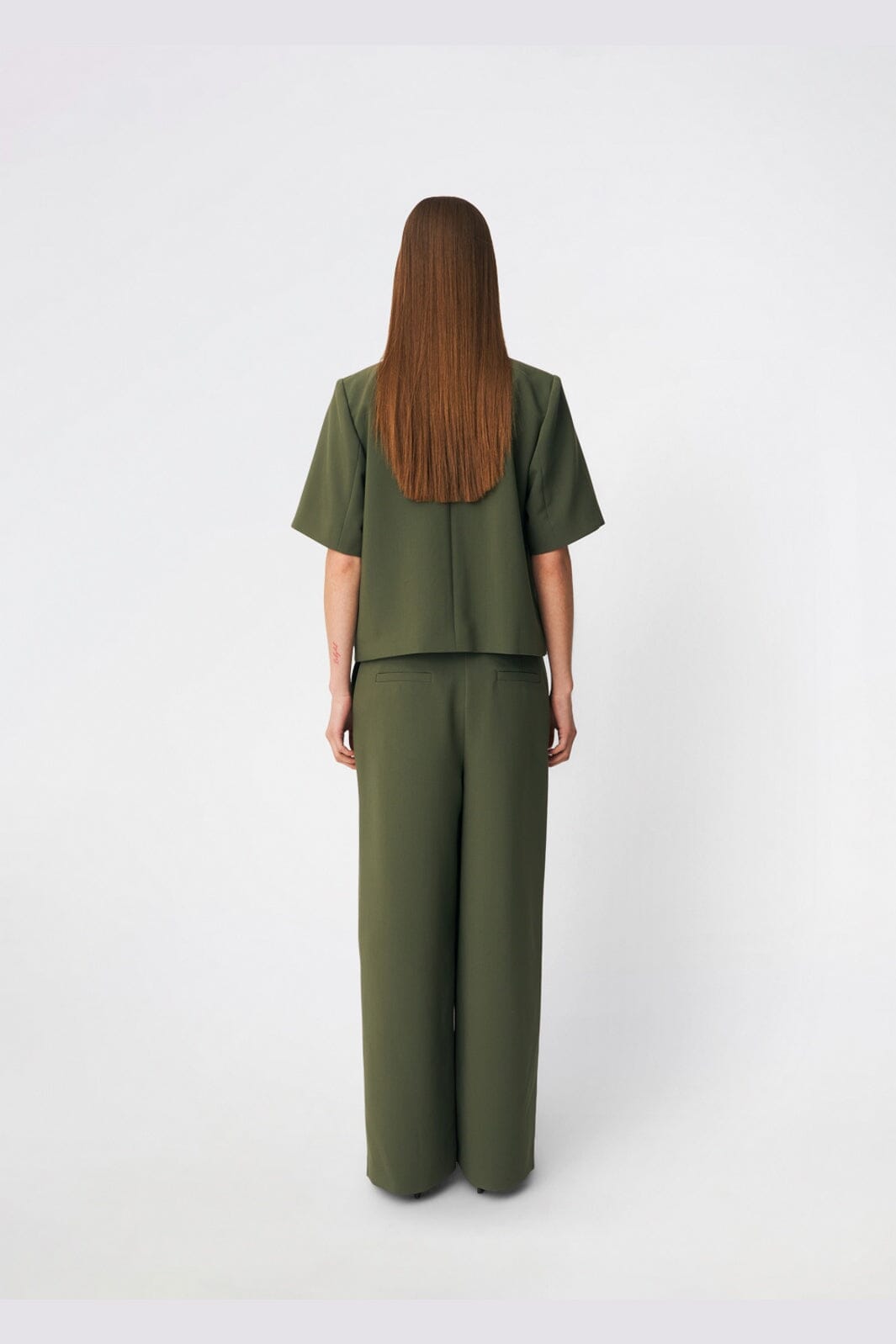 Modström - Galemd Wide Pants 58887 - 2201 - Army Dust