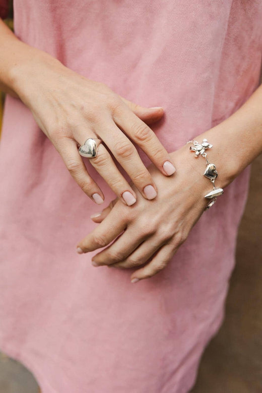 Molly&My Jewellery x Julie Elsebeth - Lidt Af Det Hele Armbånd - Forsølvet Armbånd 