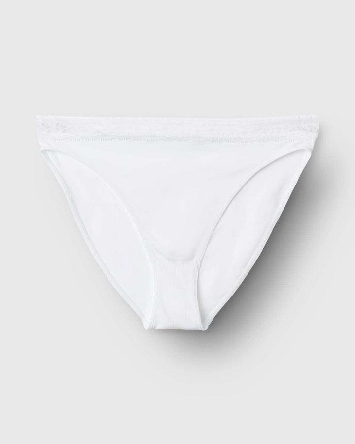 Molly&My Wardrobe - Luise Lace Brief 8002 - White Trusser 