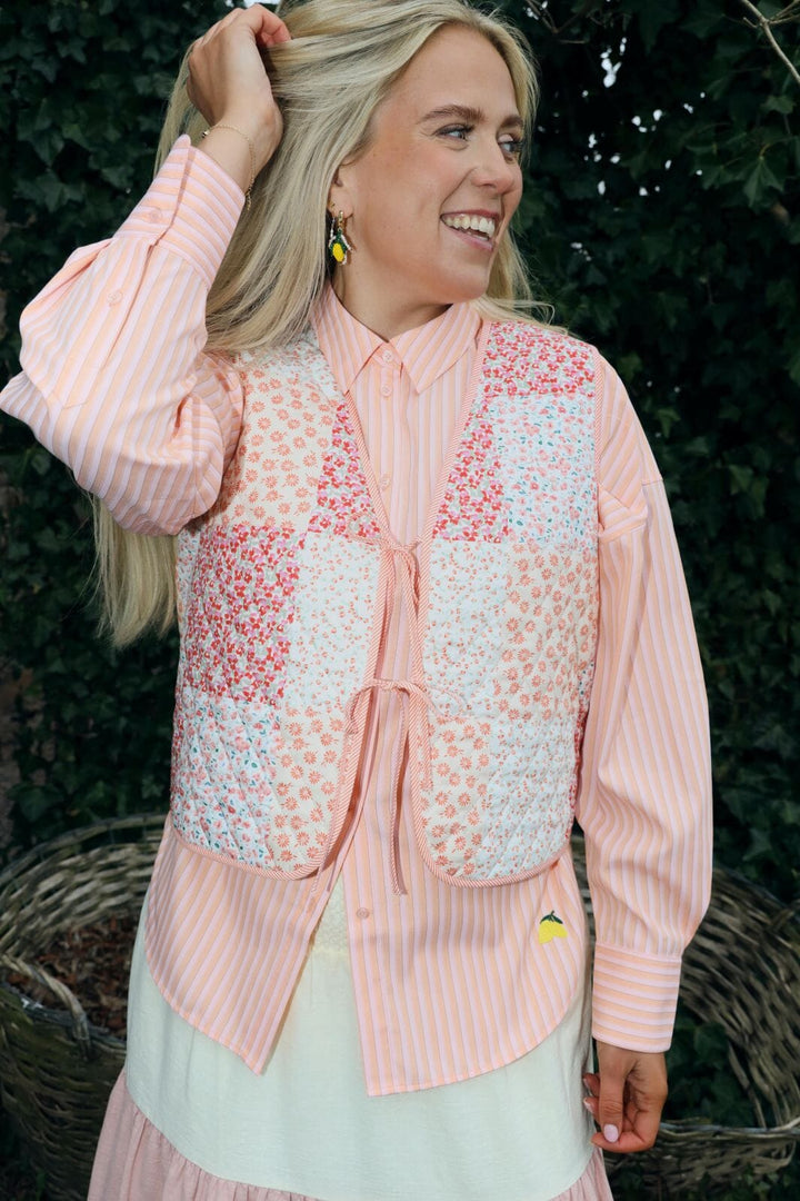 Molly&My x Caroline Dan - Cairo Vest - Mixed Print Veste 