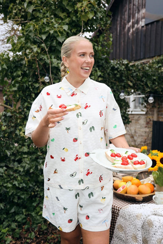 Molly&My x Caroline Dan - Caroline Shirt - Caroline Emb. Skjorter 