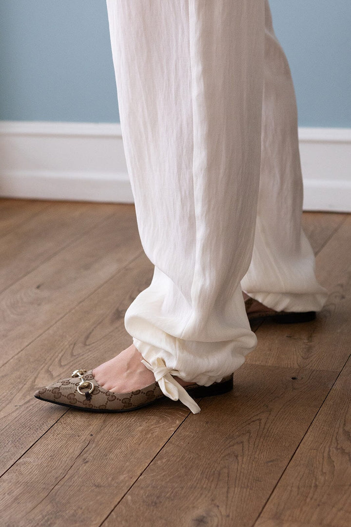 Molly&My x Melanie Due - Inga D Pants New 169236 - 122 - Creme Bukser 