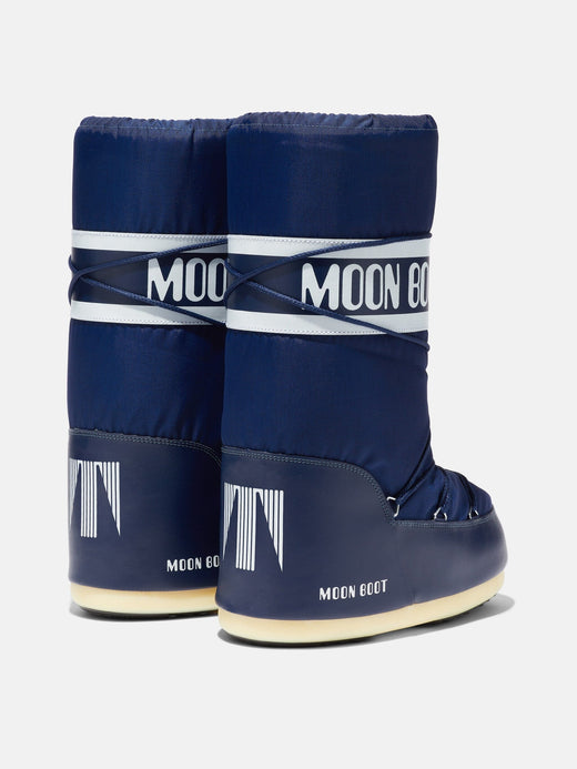 Moon Boot - Mb Icon Nylon Jr 80D1400440 - F003 Blue Støvler 