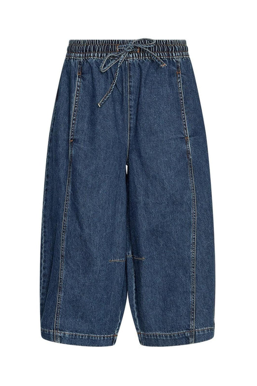 MSCH Copenhagen - Mschmanna Alena Culotte Pants 19848 - Mid Blue Wash Bukser 