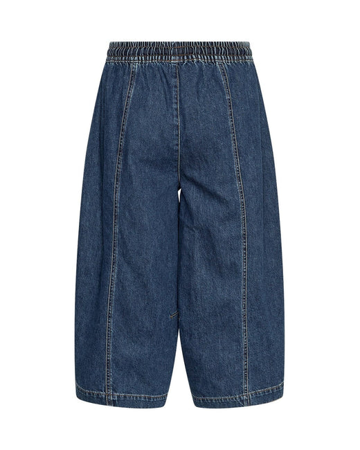 MSCH Copenhagen - Mschmanna Alena Culotte Pants 19848 - Mid Blue Wash Bukser 