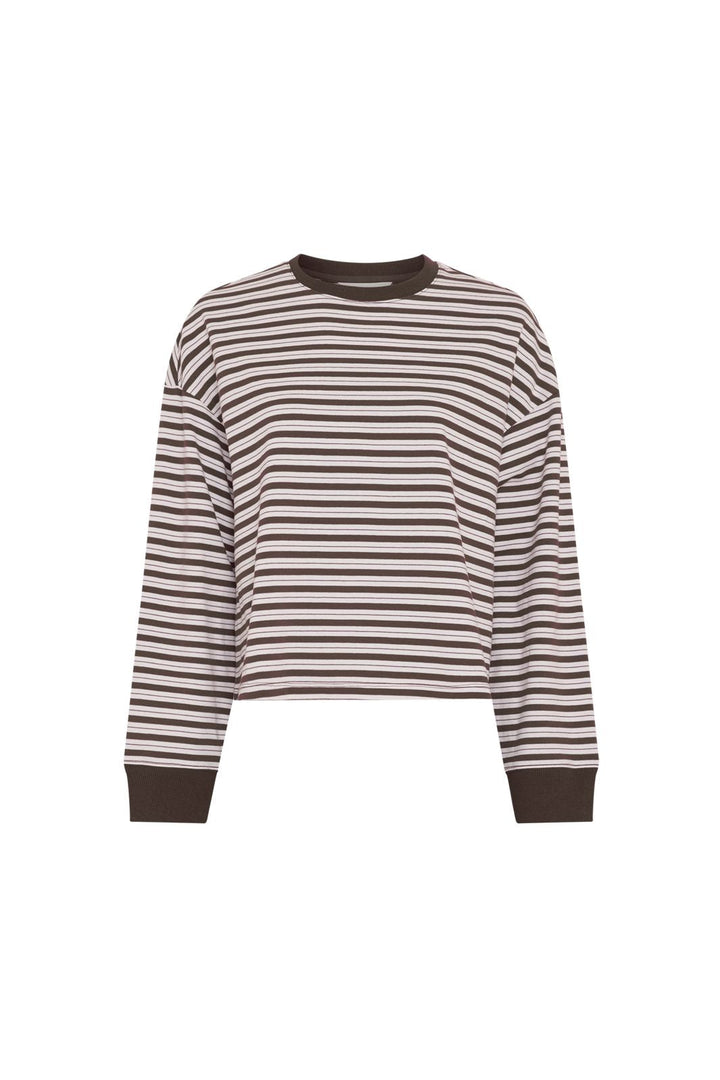 MSCH Copenhagen - Mschmonde Krestiane Pullover Stp 20083 - Egret Hot Fudge