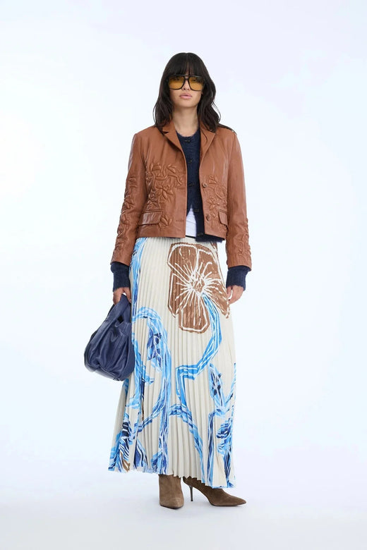 Munthe - Taulla 262121126225 - 136 - Print Blue Nederdele 