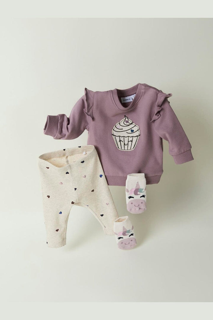 Name It - Nbfnutti Legging - 4823683 Peyote Melange