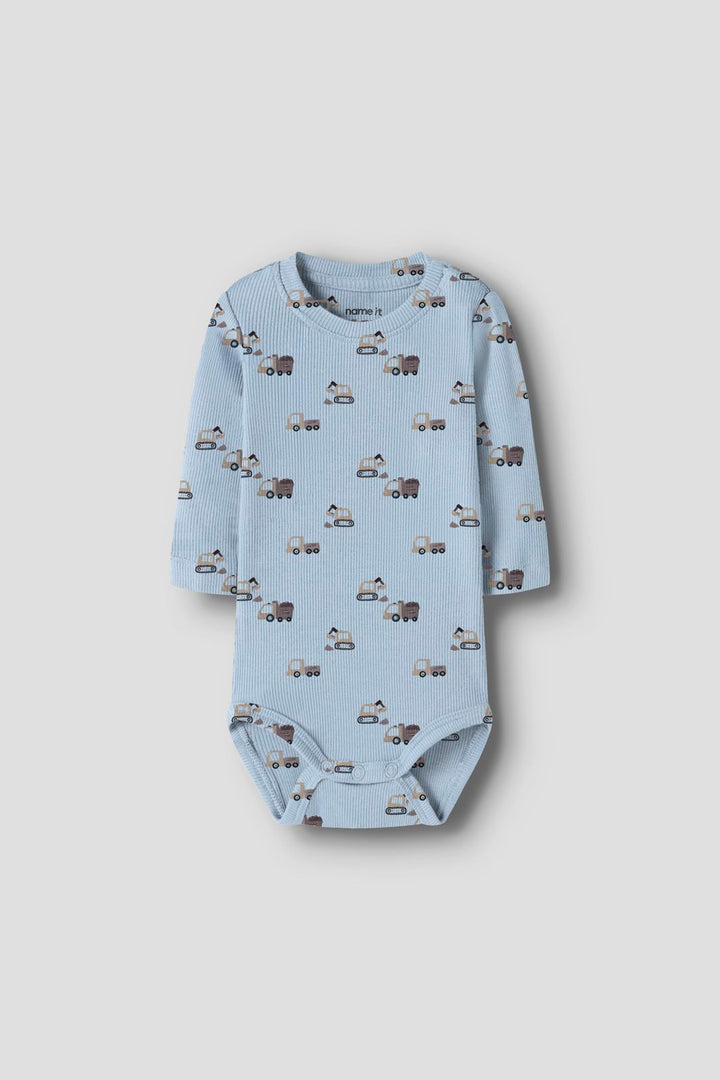 Name It - Nbmkontor Ls Body - 5036477 Ashley Blue