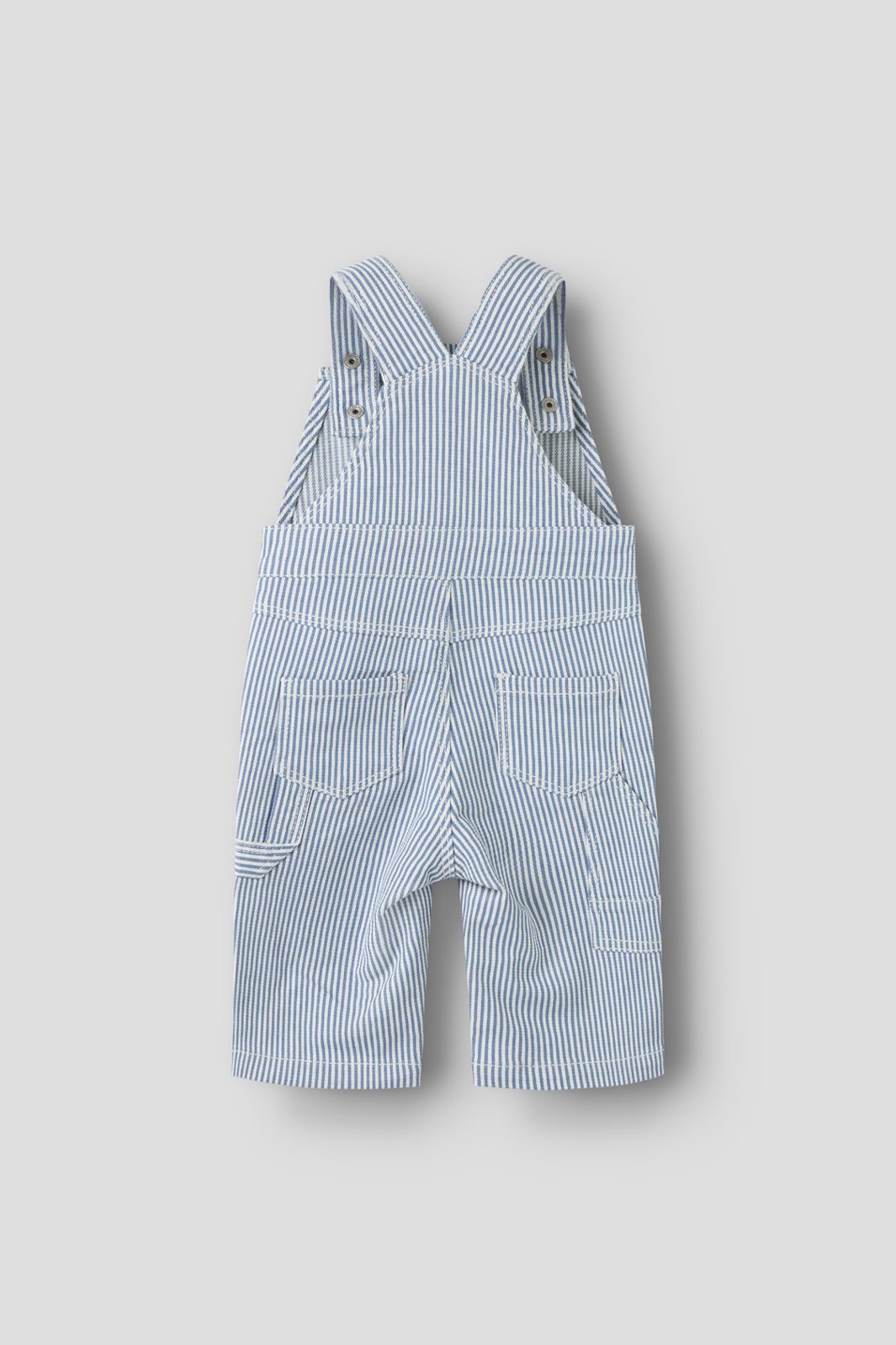 Name It - Nbnnola Loose Stripe Overall 2299-Yf - 5121936 White Moonlight Blue