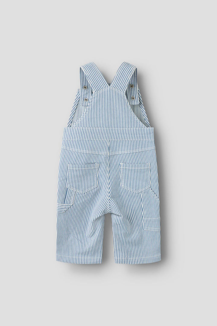 Name It - Nbnnola Loose Stripe Overall 2299-Yf - 5121936 White Moonlight Blue