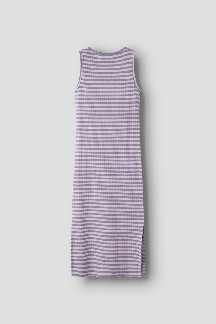 Name It - Nkfsuraja Sl Maxi Dress - 5018412 Lavender Fog W. Lavender Gray