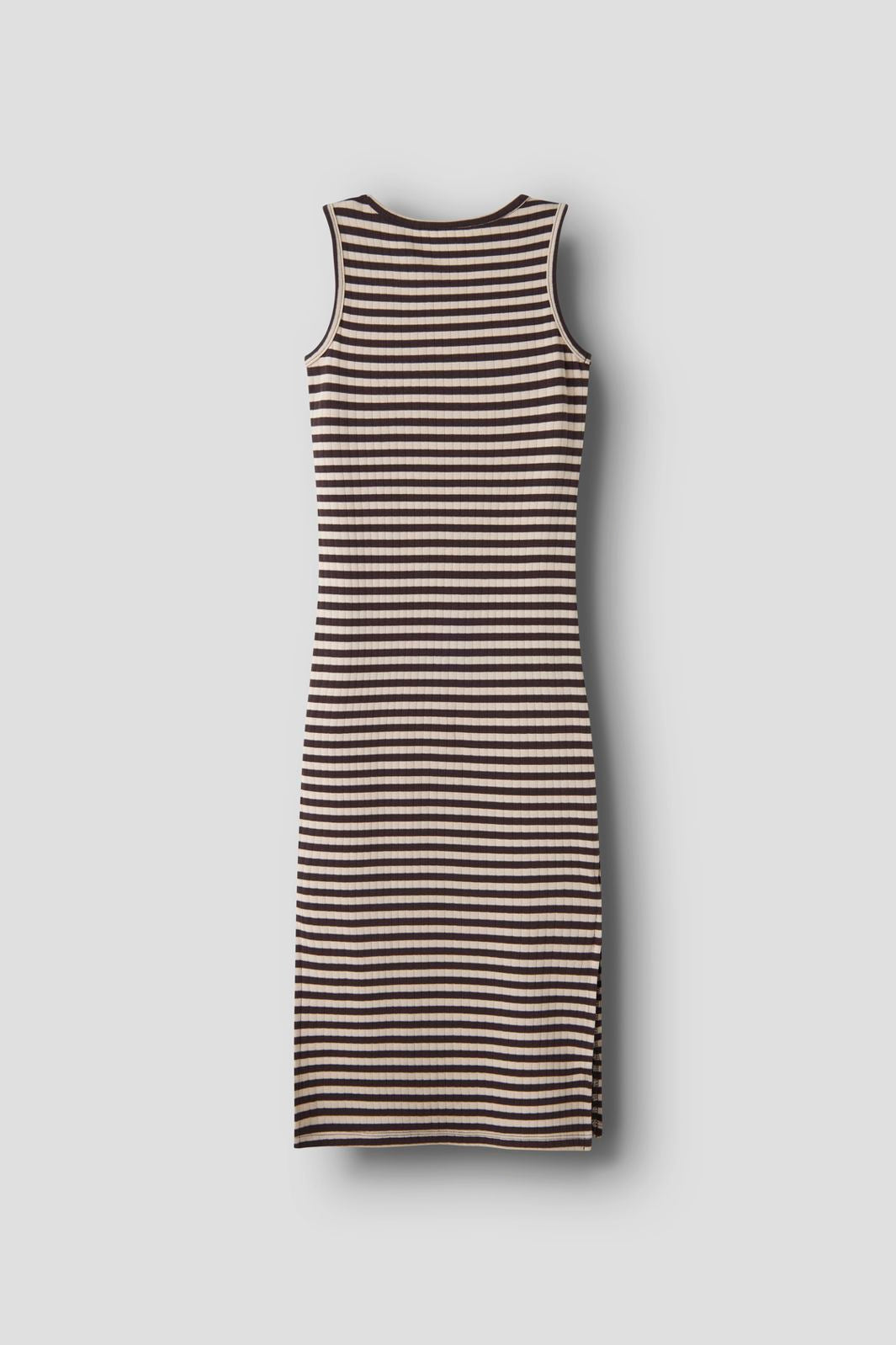 Name It - Nkfsuraja Sl Maxi Dress - 5043791 Black Coffee W. Peyote