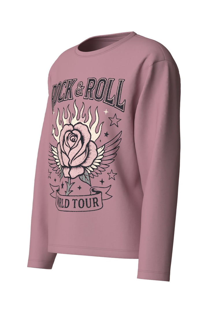 Name It - Nkfveen Ls Nreg Top - 5117936 Lilas Rock & Roll