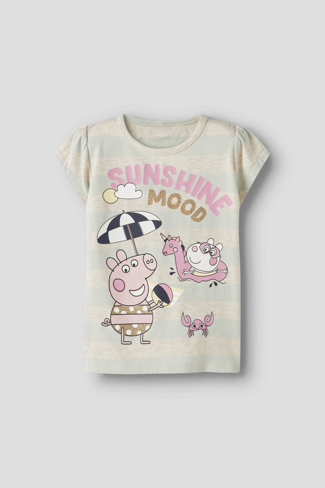 Name It - Nmfarra Peppa Ss Top Ss Box - 4998555 Pale Aqua