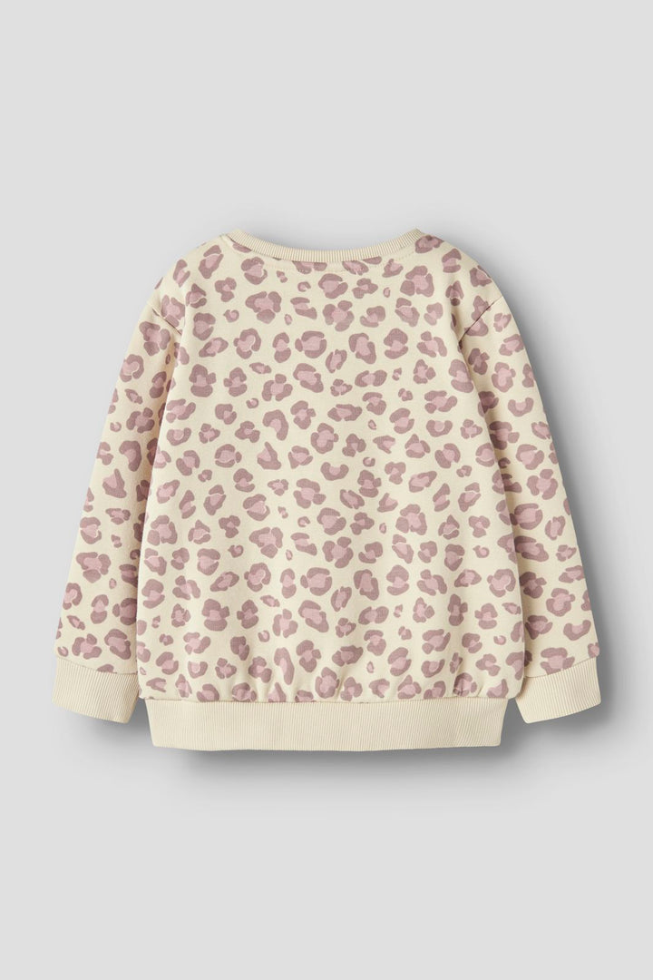 Name It - Nmfdavina Ls Sweat Fleece - 4892723 Summer Sand Leo