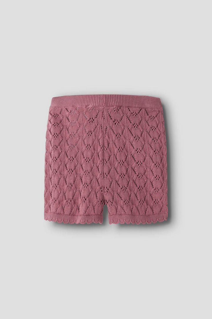 Name It - Nmfholga Knit Shorts - 4999600 Mesa Rose