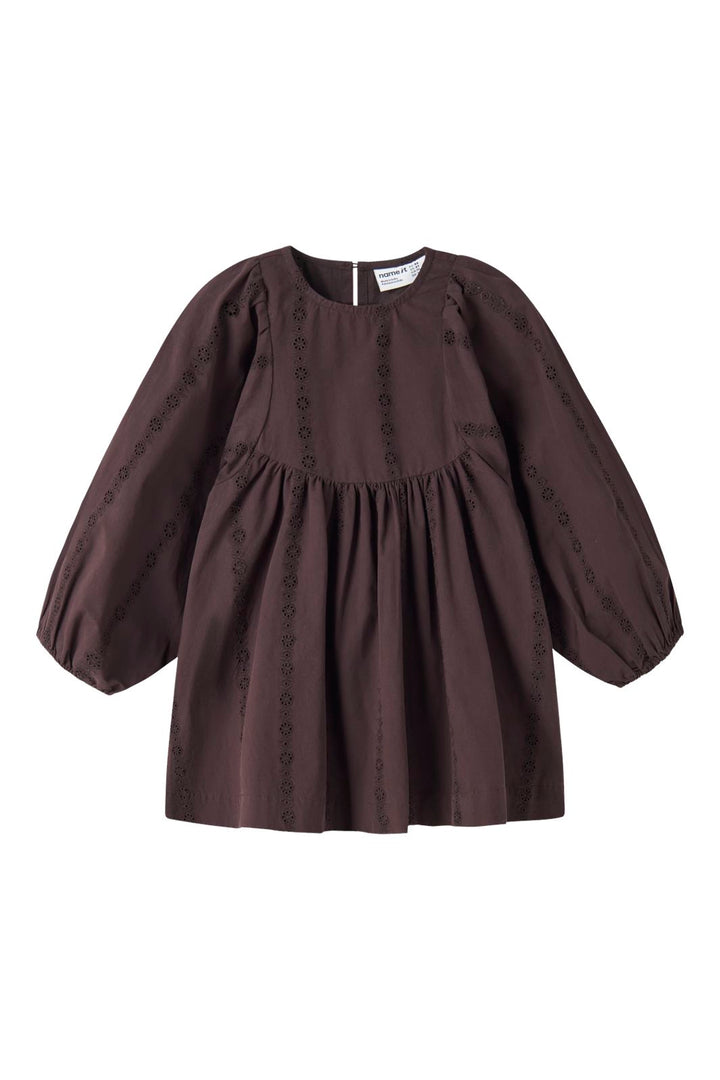 Name It - Nmfninar Ls Dress - 5075439 Chocolate Plum