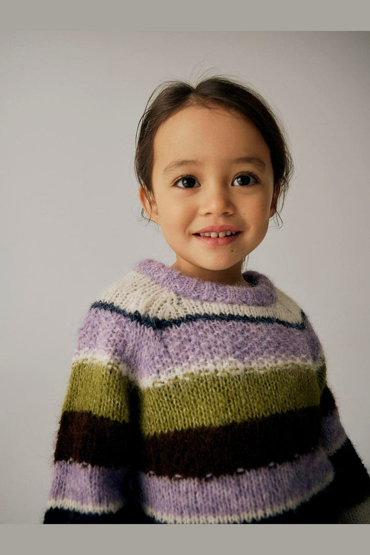 Name It - Nmfsemmi Ls Knit - 5132196 Lavender Gray