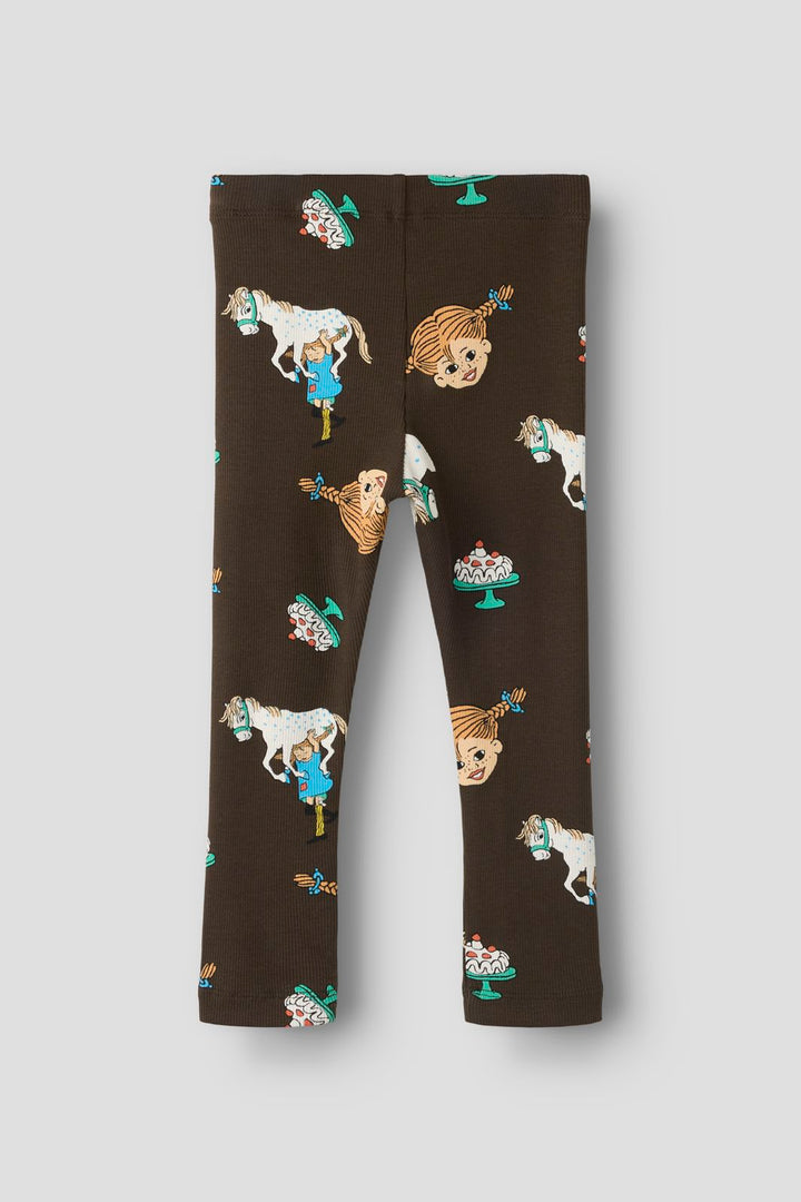 Name It - Nmfsoca Pippi Legging Lnoos Sky - 5157132 Delicioso
