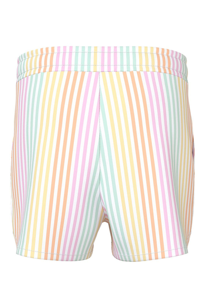 Name It - Nmfvigga Shorts F1 - 5058601 Bright White Cool Stripe