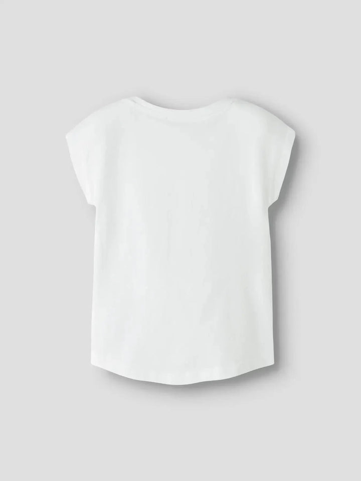 Name It - Nmfvotia Capsl Top - 5058355 Bright White Sunglasses Cat T-shirts 