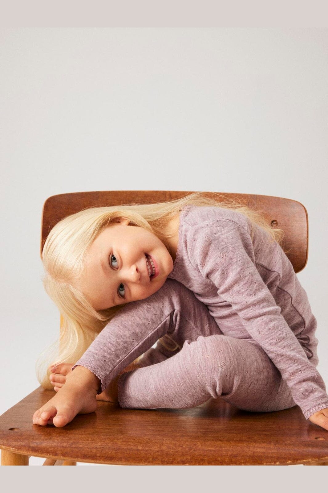 Name It - Nmfwang Wool Neddle Legging Solid - 4968798 Toadstool