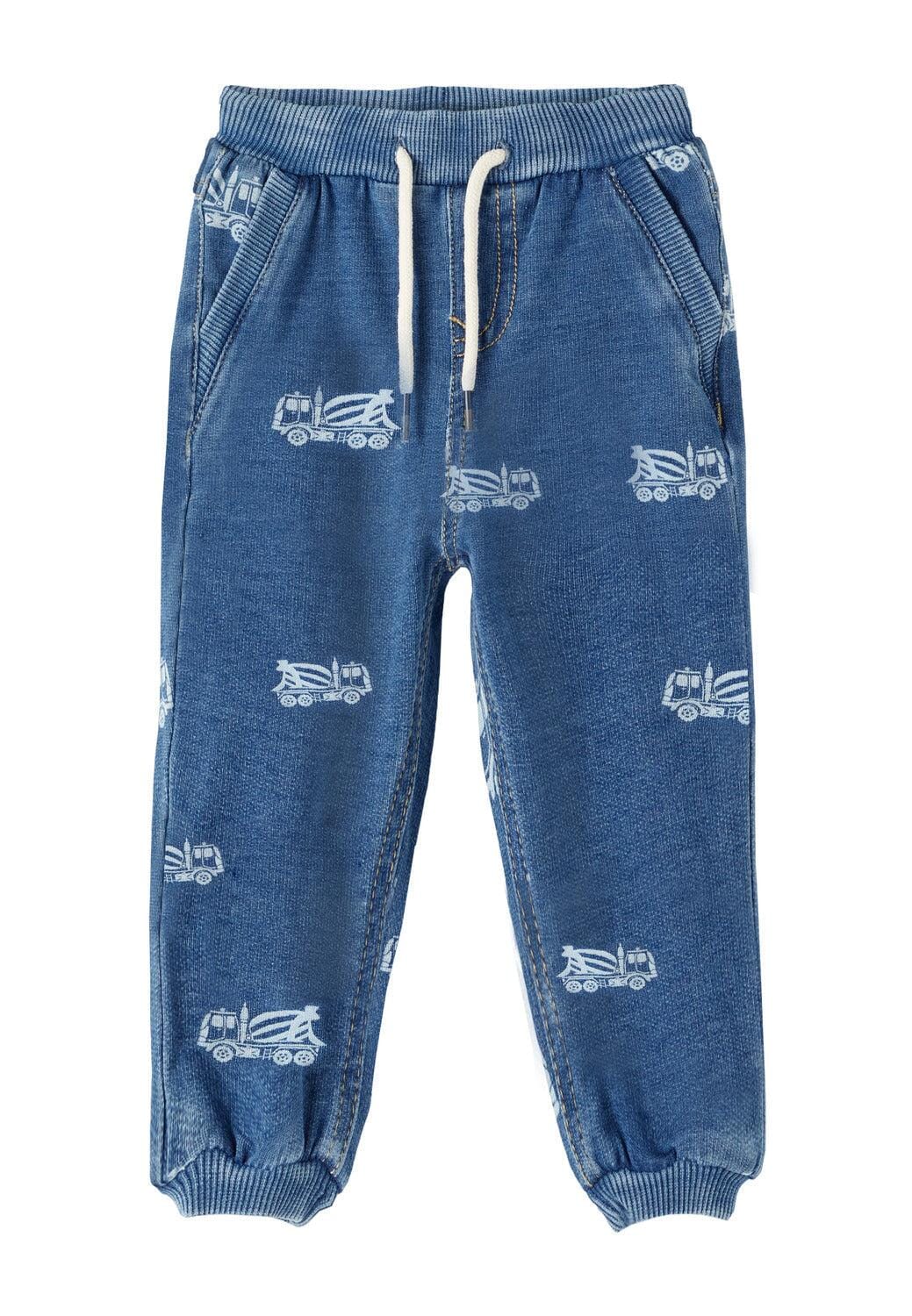Name It, Nmmben Baggy R Swe Pant 2778-Bo D, Medium Blue Denim .