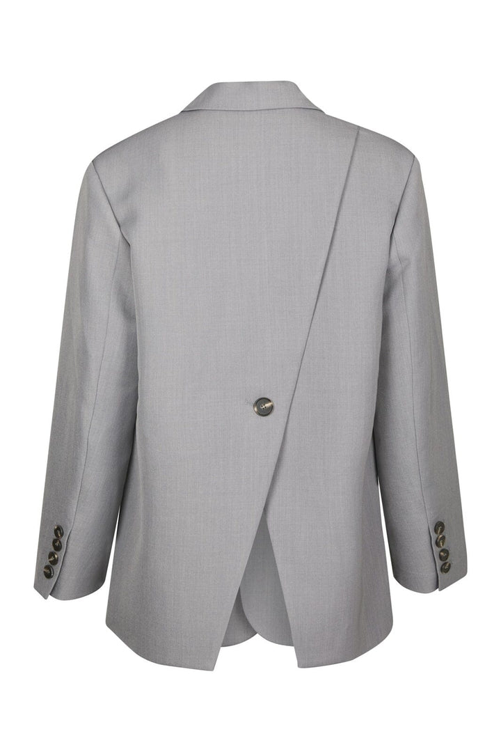 Neo Noir - Aarielle Structure Blazer 168202 - 133 - Grey Melange