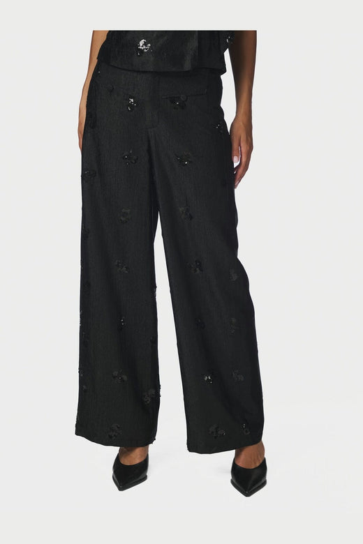 Neo Noir - Allie Sequins Pants 171075 - 100 - Black