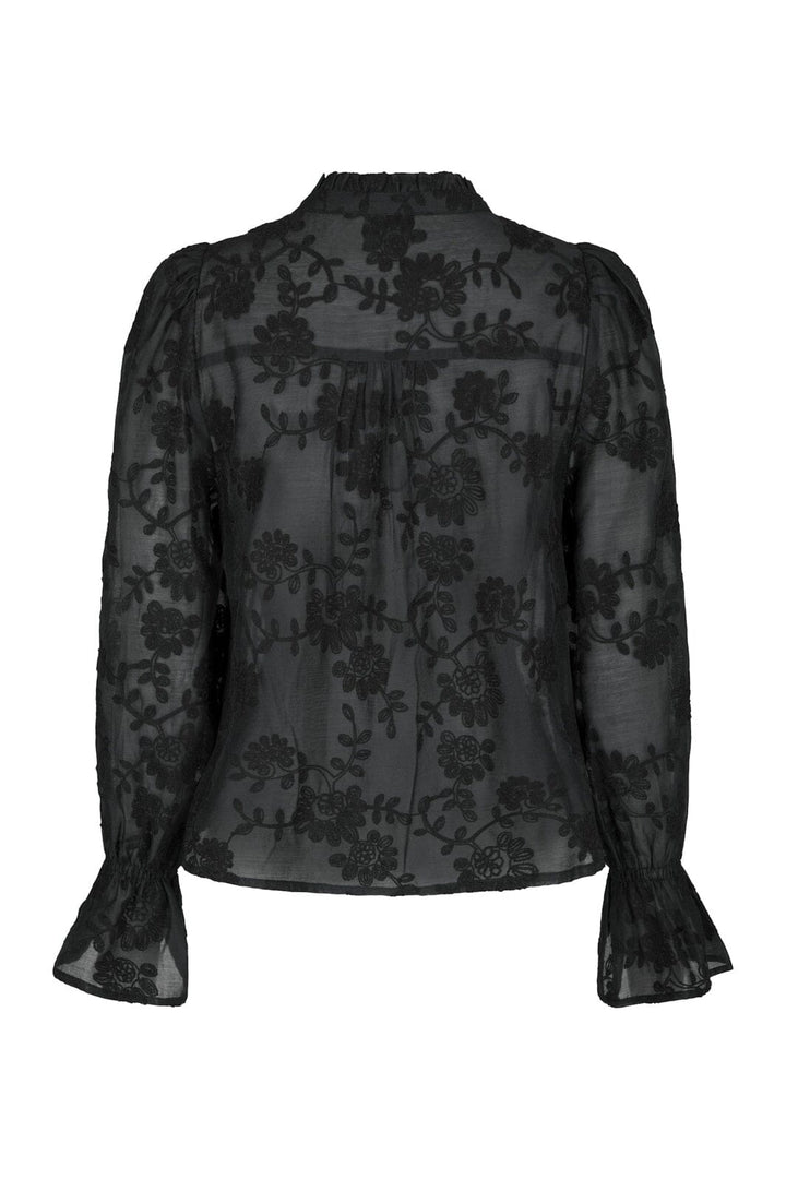 Neo Noir - Amara Emb. Blouse 170985 - 100 - Black