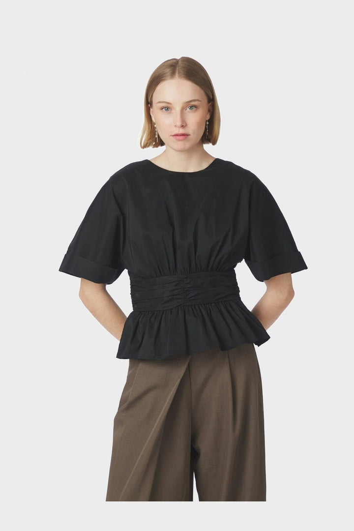Neo Noir - Annegret Poplin Blouse 162365 - 100 - Black
