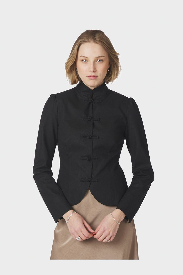 Neo Noir - Ardena Linen Blazer 169685 - 100 - Black