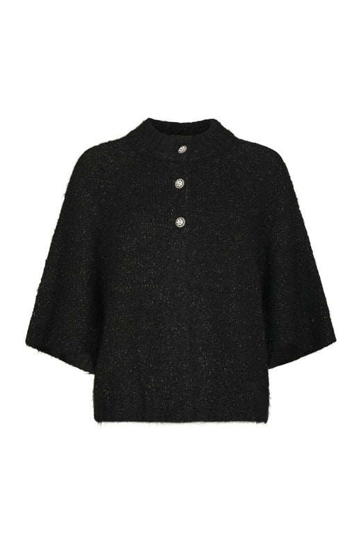 Neo Noir - Benuta Glitz Fluffy Knit Cardigan 171434 - 100 - Black