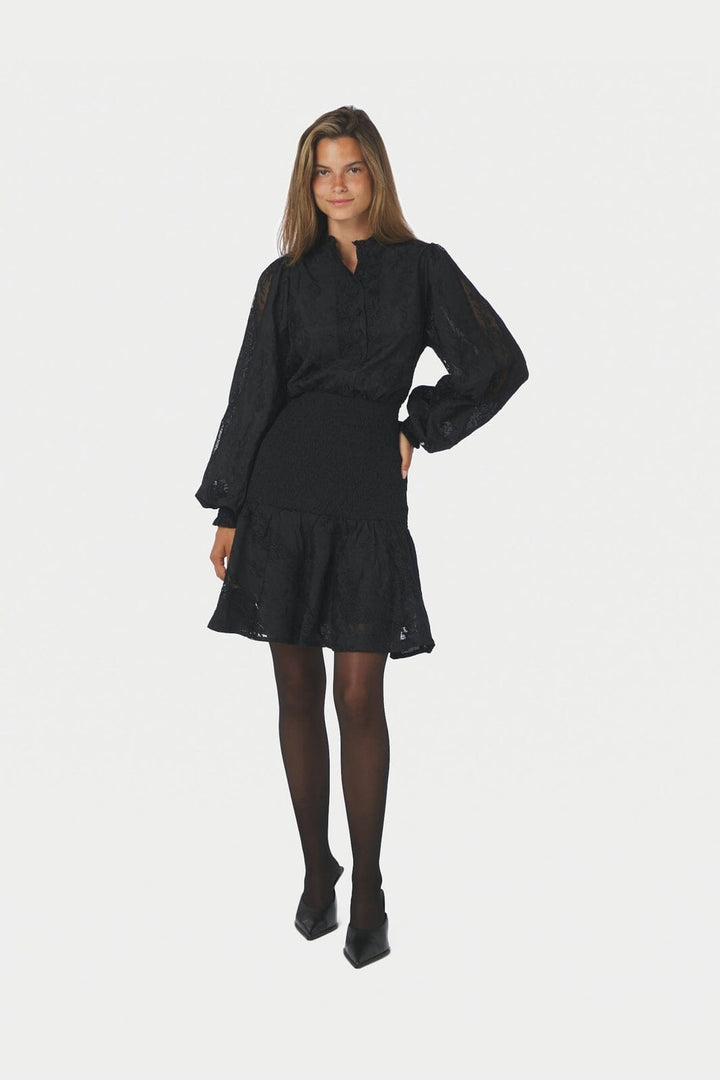 Neo Noir - Bonia Smock Dress 169174 - 100 - Black
