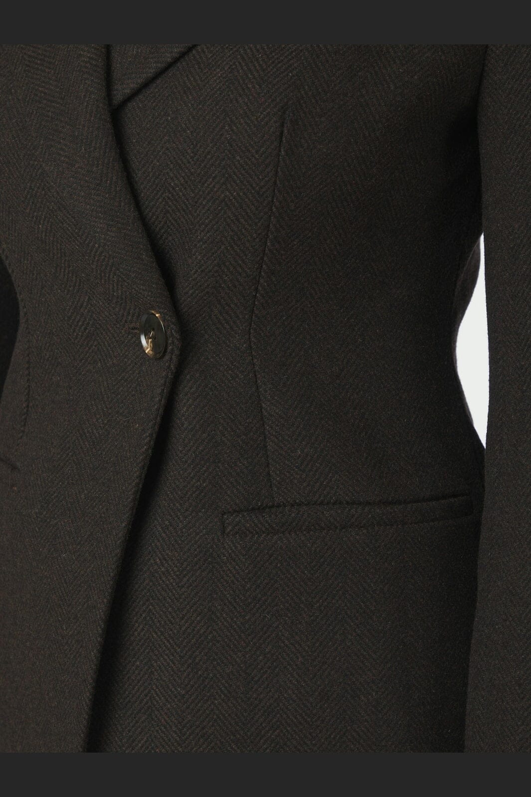 Neo Noir - Bowie Herringbone F Blazer 168544 - 676 - Dark Brown