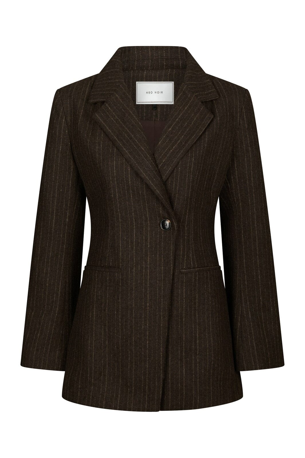 Neo Noir - Bowie Stripe Blazer 168519 - 210 - Brown