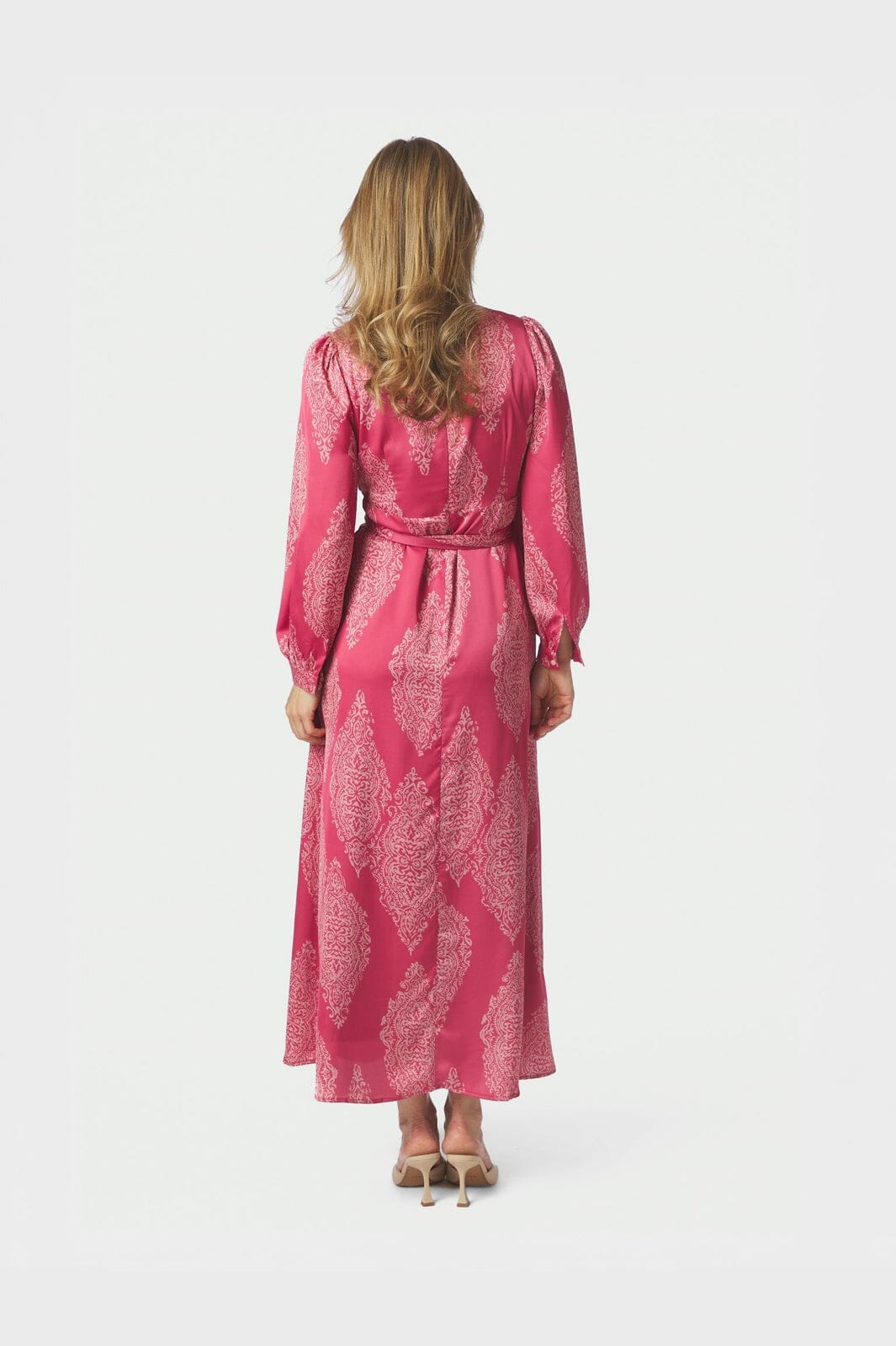 Neo Noir - Bretti Paisley Drop Dress 168466 - 430 - Cherry Pink