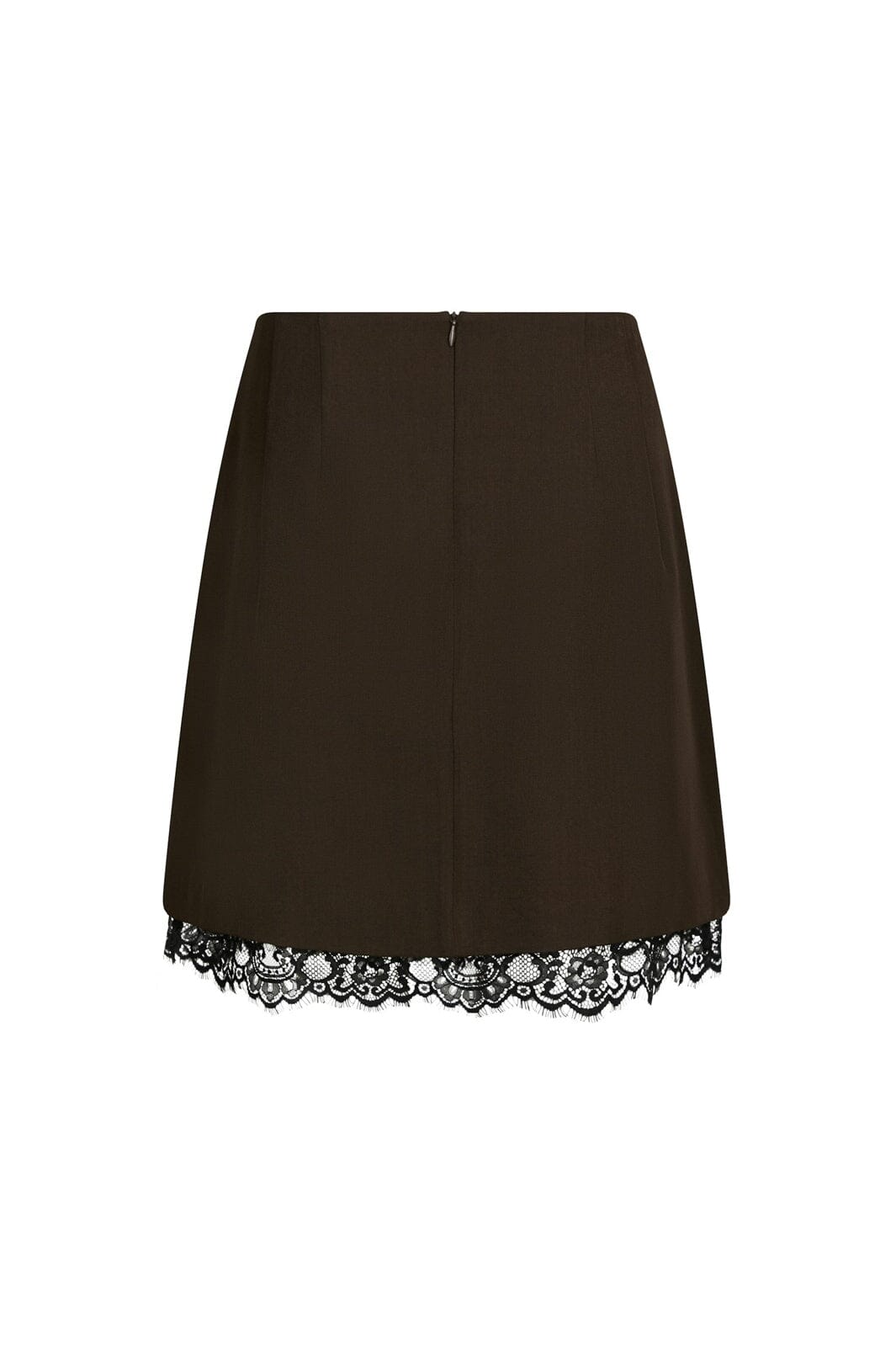 Neo Noir - Brigitte Structure Lace Skirt 169852 - 676 - Dark Brown