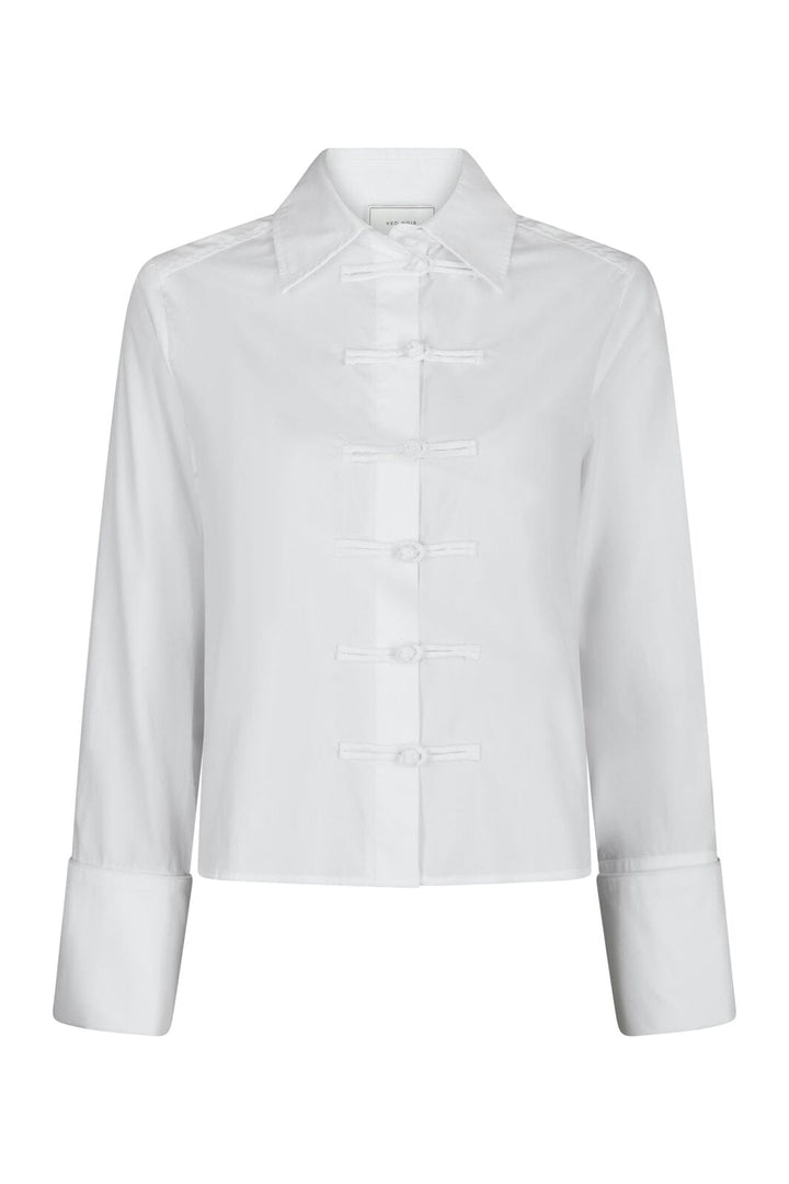 Neo Noir - Cam Poplin Shirt 170424 - 121 - Off White